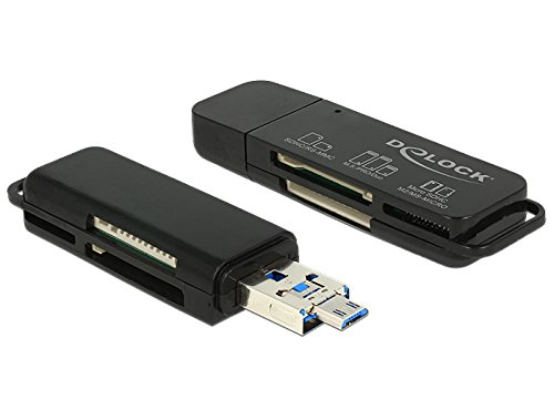 Delock Card Reader USB3.0 A +micro B-> SD/MMC/microSD OTG