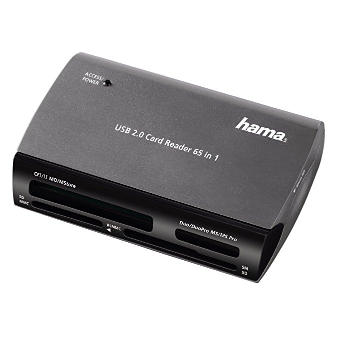 Hama 65 in 1 Card Reader Writer - Kartenleser - 65-in-1 ( Multi-Format )
