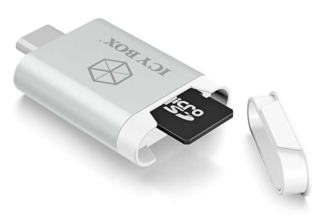 Raidsonic ICY BOX IB-CR100 - Kartenleser (SD, microSD, SDHC) - USB Type C