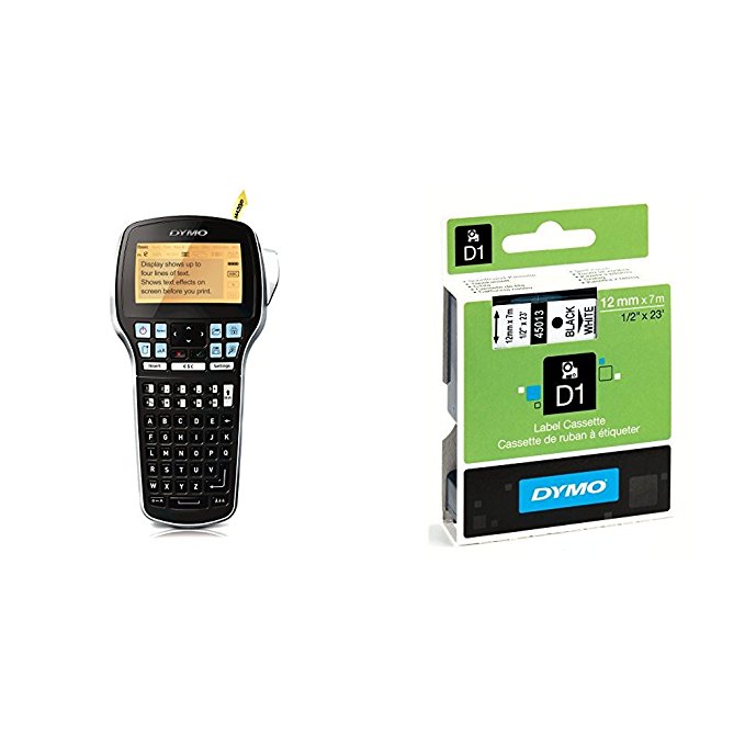 Dymo LabelManager 420P ABC-Tastatur 6, 9, 12, 19mm D1-Bänder