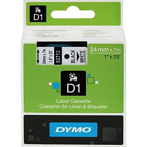 Dymo D1-Schriftband 24mmx7m schwarz auf weiß
