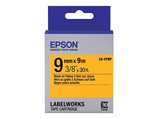 Epson LabelWorks LK-3YBP - Etikettenband - Schwarz auf Gelb