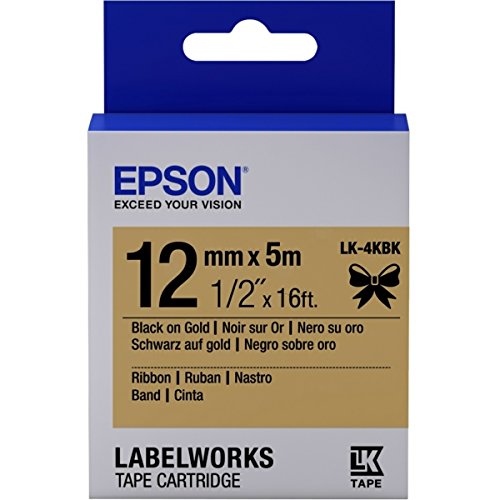 Epson LabelWorks LK-4KBK - Etikettenband - Schwarz auf Gold