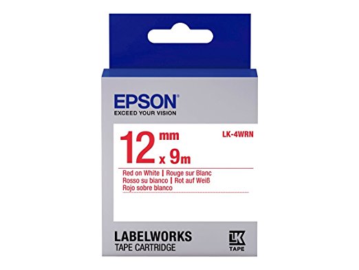 Epson LabelWorks LK-4WRN - Etikettenband - Rot auf Weiß