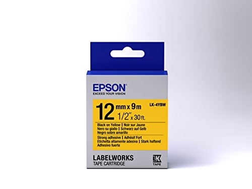 Epson LabelWorks LK-4YBW - Etikettenband - Schwarz auf Gelb
