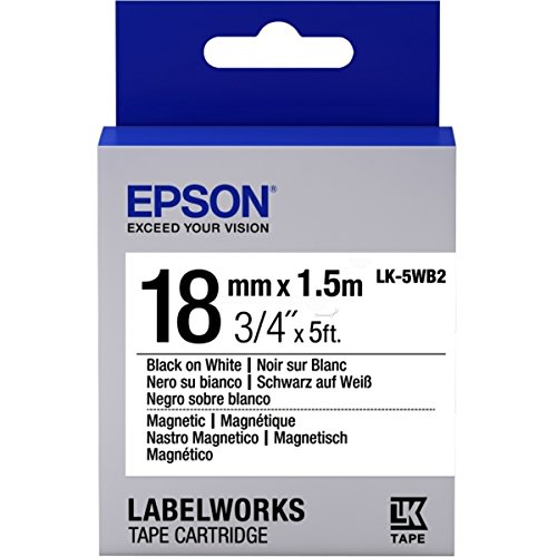 Epson LabelWorks LK-5WB2 - Etikettenband - Schwarz auf Weiß