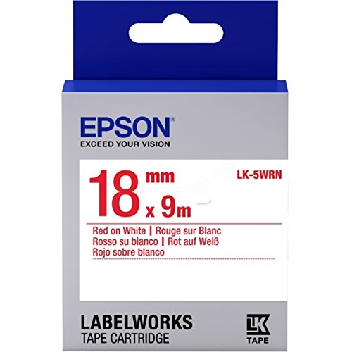 Epson LabelWorks LK-5WRN - Etikettenband - Rot auf Weiß