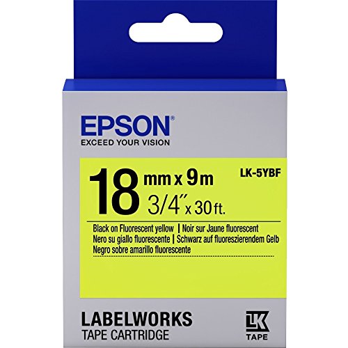 Epson LabelWorks LK-5YBF - Etikettenband - Schwarz auf Neongelb