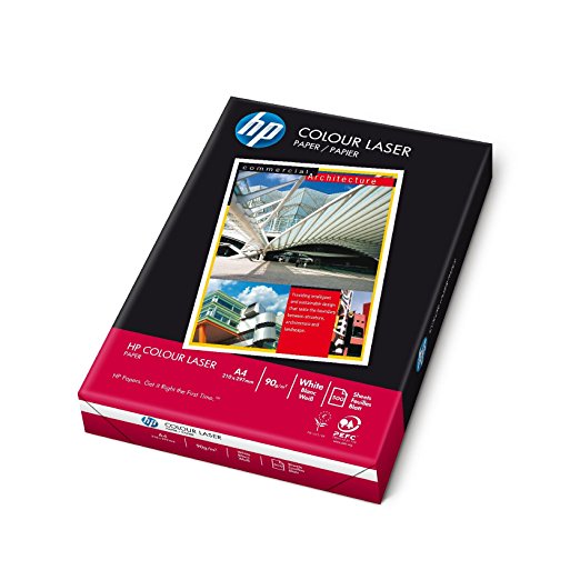 Hewlett Packard Farblaserpapier 90 g/m² - 500 Blatt/A4/210 x 297 mm