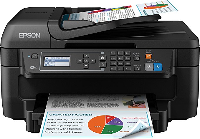 Epson WorkForce WF-2750DWF 4-in-1 Tinten-Multi