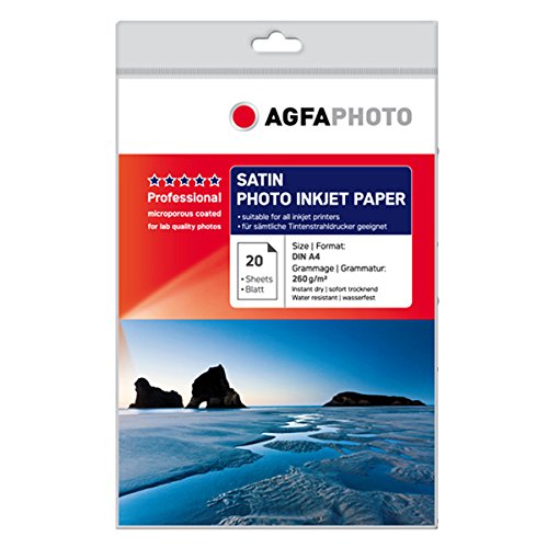 AgfaPhoto Professional Photo Paper 260 g Satin A 4 20 Blatt