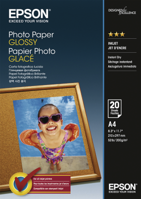 Epson Photo Paper Glossy A 4 20 Blatt 200 g