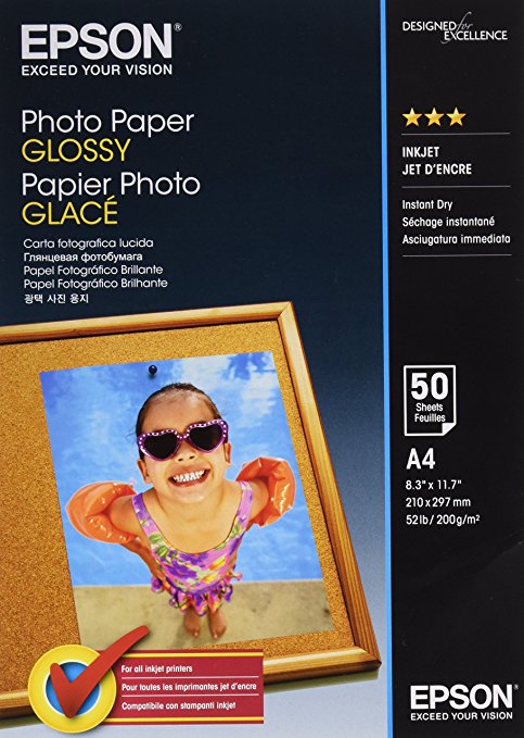 Epson Photo Paper Glossy A 4 50 Blatt 200 g