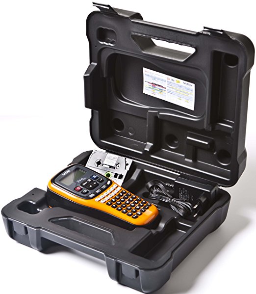 Brother P-touch E100VP Beschriftungsgerät orange/schwarz