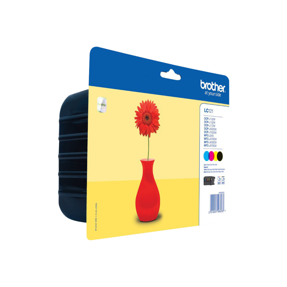 Brother LC-121 Value Pack BK/C/M/Y Tintenpatrone