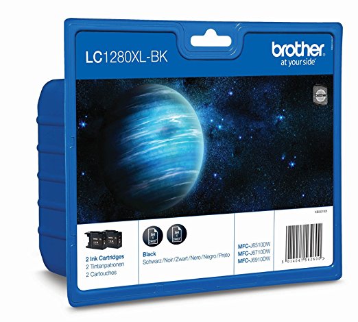 Brother LC-1280XLBKBP2DR sw-Twin Pack