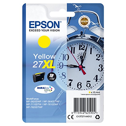 Epson 27XL gelb Dura Brite Ultra Ink 10,4ml