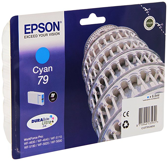 Epson DURABrite Ultra Ink 79 cyan T 7912 Tintenpatrone