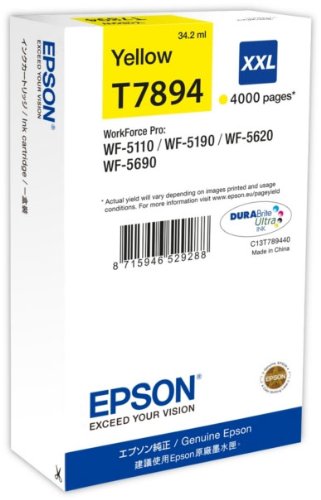 Epson WF5110DW yellow T7894 XXL 34,2ml