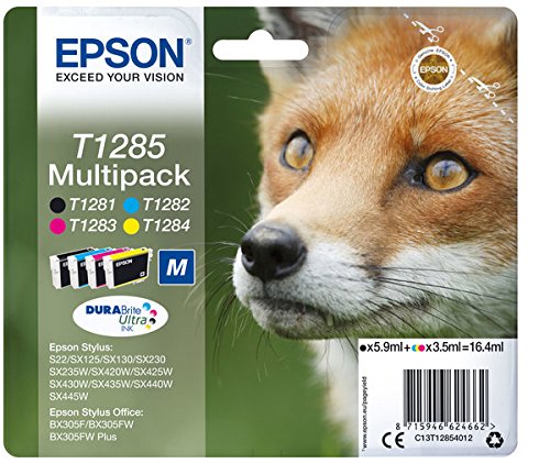 Epson DURABrite Ultra Multipack T 128 T 1285 Tintenpatrone