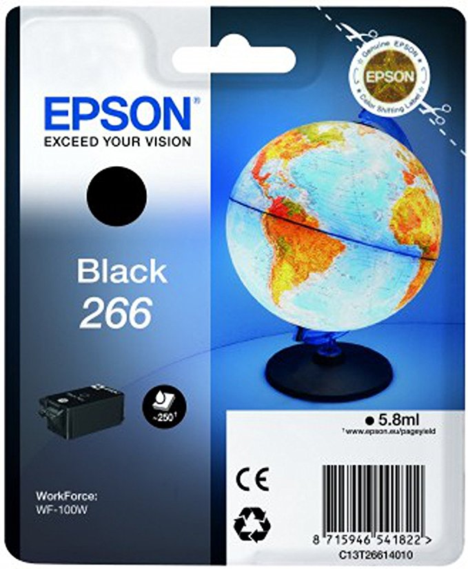 Epson 266 für WorkForce WF-100 W 6 ml black