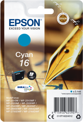 Epson WF2010/2510/2530/2540 cy T1622