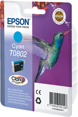 Epson R265/360 RX560 cy T0802