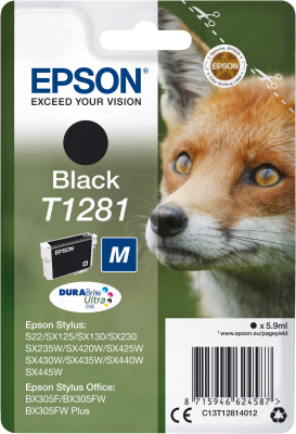 Epson schwarz DURABrite T 128 T 1281 Tintenpatrone