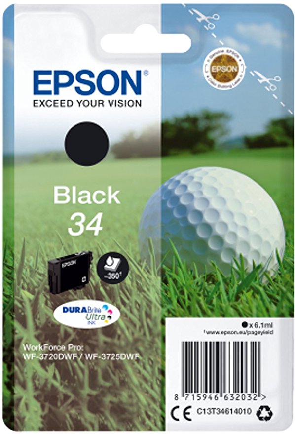Epson schwarz DURABrite Ultra Ink 34 T 3461 Tintenpatrone