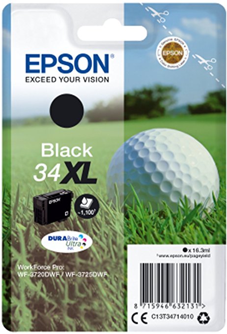 Epson schwarz DURABrite Ultra Ink 34 XL T 3471 Tintenpatrone