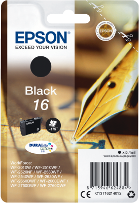 Epson WF2010/2510/2530/2540 bk T1621