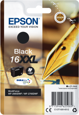 Epson 16XXL XL für WorkForce WF-2660DWF bk