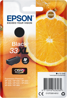 Epson 33XL ExpressionHome XP black T3351 12,2ml
