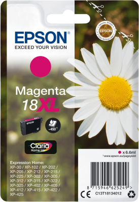 Epson XL magenta Claria Home T 181 T 1813 Tintenpatrone