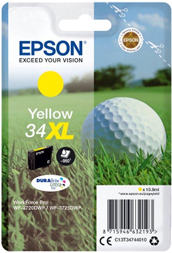 Epson yellow DURABrite Ultra Ink 34 XL T 3474 Tintenpatrone