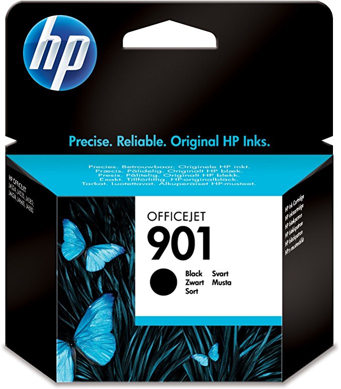 Hewlett Packard CC 653 AE Tintenpatrone schwarz No. 901