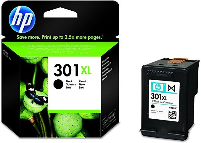 Hewlett Packard CH 563 EE Tintenpatrone schwarz No. 301 XL