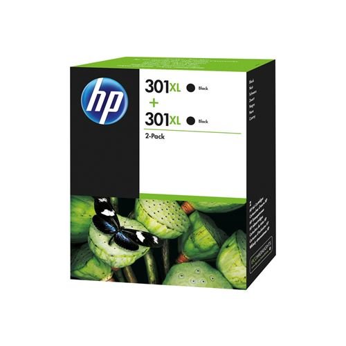 Hewlett Packard D8J45AE Tintenpatrone schwarz No. 301 XL Doppelpack