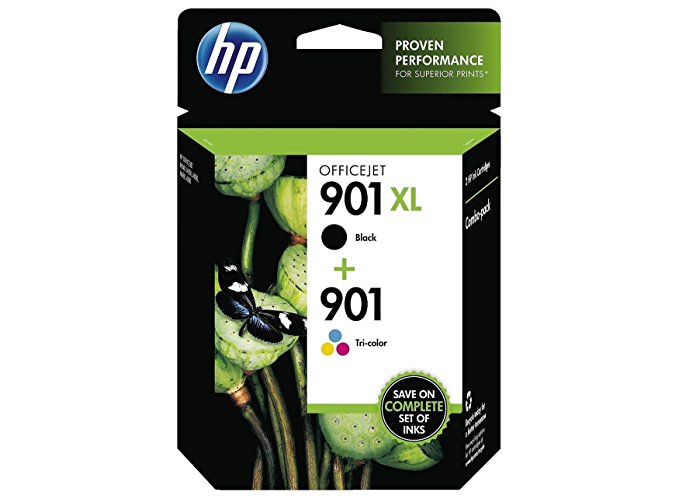 Hewlett Packard SD 519 AE Doppelpack schwarz No. 901 XL und color No. 901