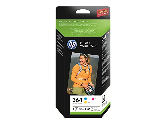 Hewlett Packard T9D88EE Photo Value Pack C/M/Y No. 364 Advanced Photo