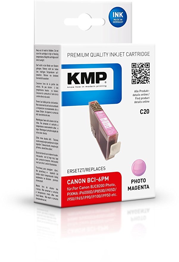 KMP C20 photo mag. kompatibel mit Canon BCI-6 PM Tintenpatrone