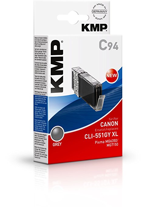 KMP C94 grau komp. mit Canon CLI-551 GY XL Tintenpatrone
