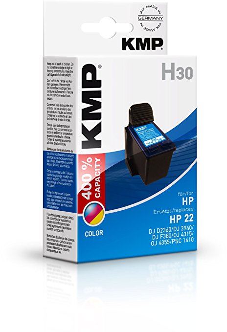 KMP H30 color kompatibel mit Hewlett Packard C 9352 AE Tintenpatrone