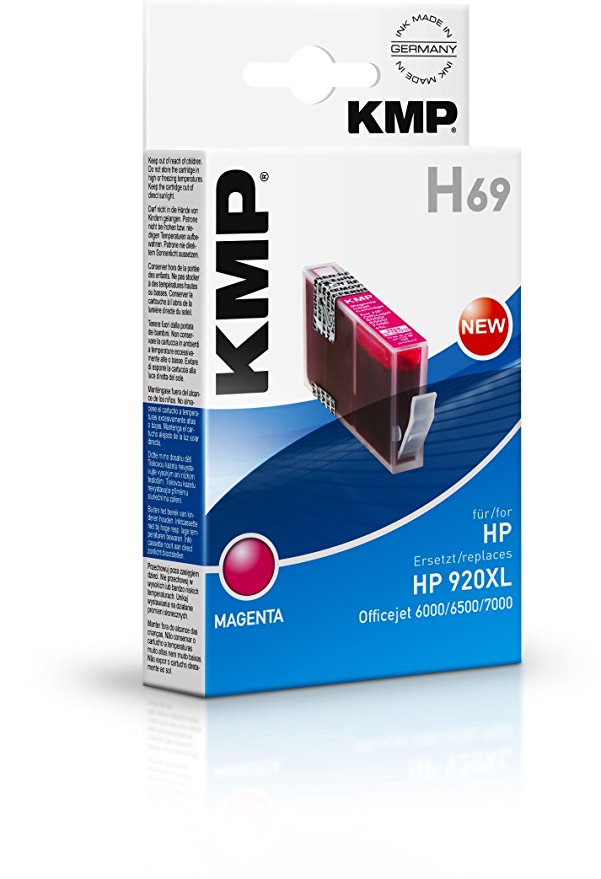 KMP H69 magenta komp. m. Hewlett Packard CD 973 Nr. 920 XL Tintenpatrone
