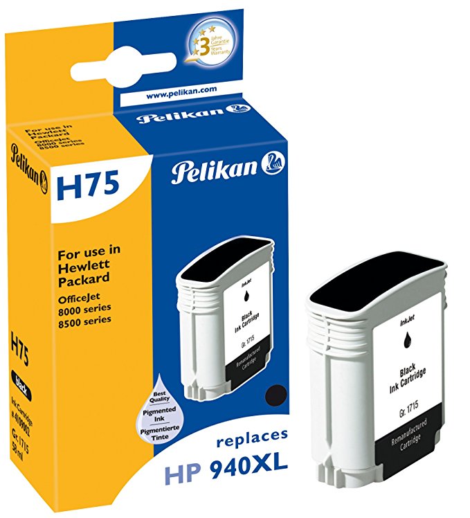 Pelikan HP Patrone C4906AE - HP940XL comp. schwarz 20ml H75