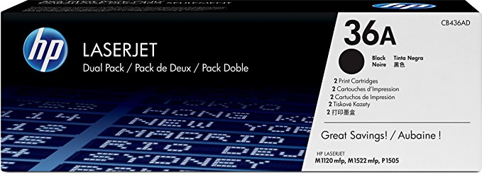 Hewlett Packard 36A Dual Pack - Tonerpatrone - 2 x Schwarz