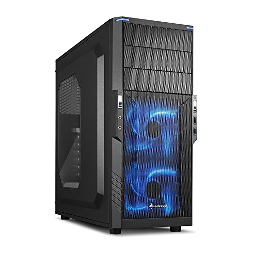 Sharkoon Gehäuse Sharkoon T3-W Blau
