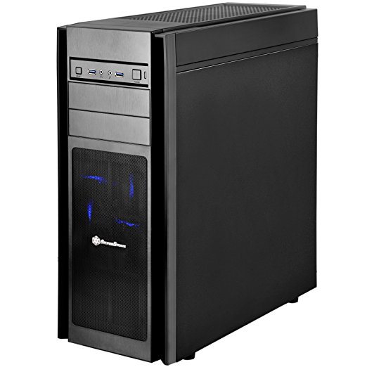 Silverstone SST-KL05B-W Window Tower-Gehäuse schwarz, Window-Kit