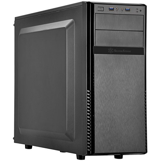 Silverstone Precision SST-PS11B-Q Tower-Gehäuse schwarz