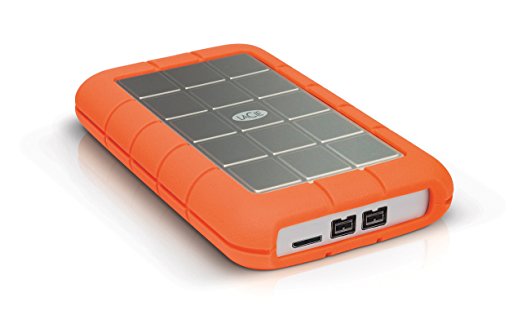LaCie Rugged Triple USB 3.0 - 2TB USB Type-A 3.0 (3.1 Gen 1) 2000GB Aluminium,Orange Externe Festplatte